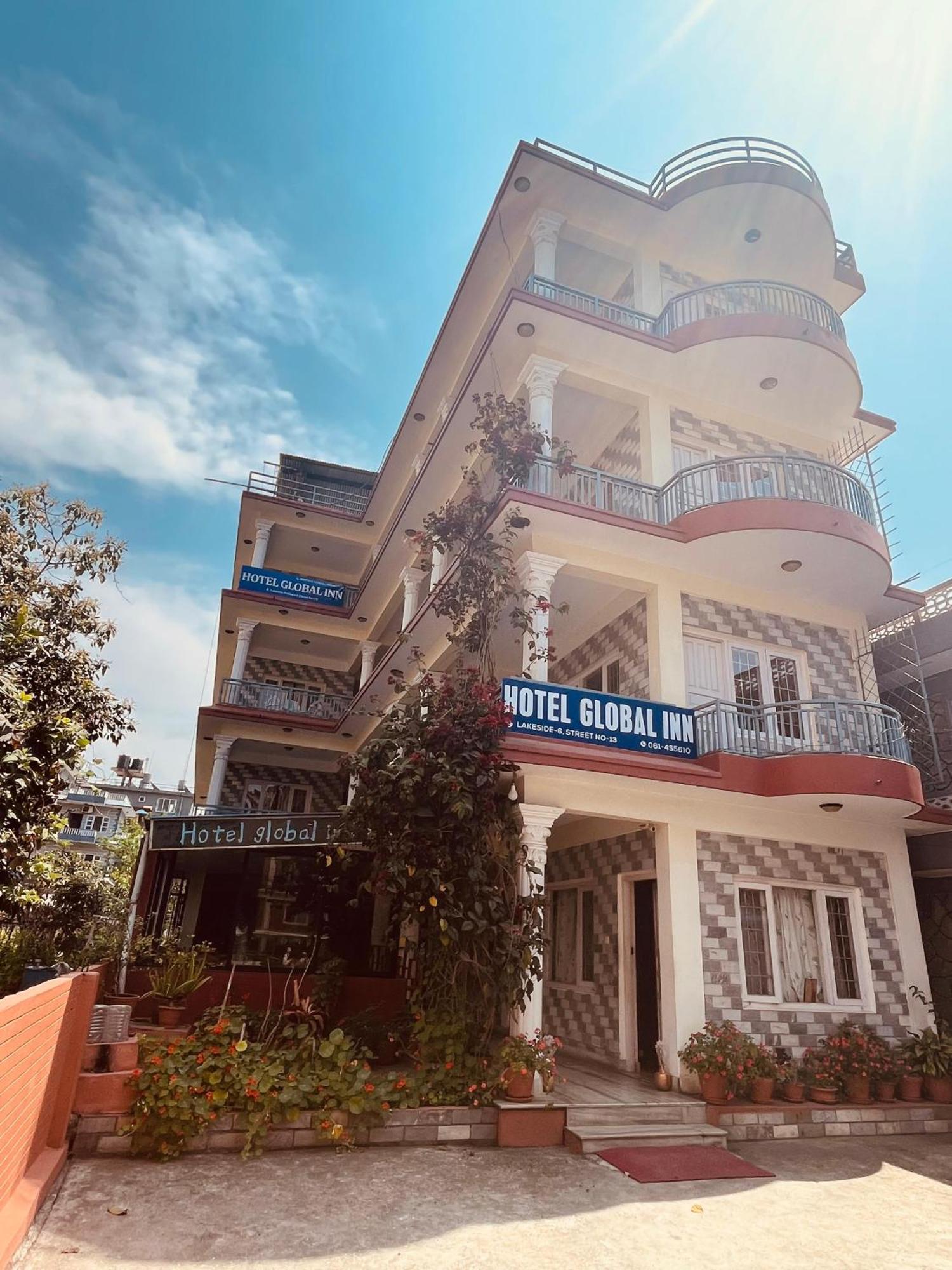 Hotel Global Inn Pokhara Exterior photo